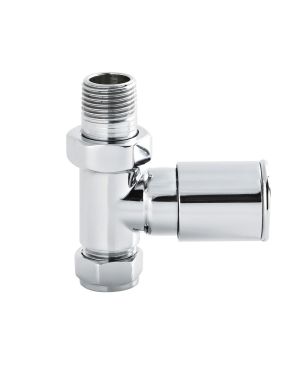 Nuie Round Straight Modern Radiator Valves