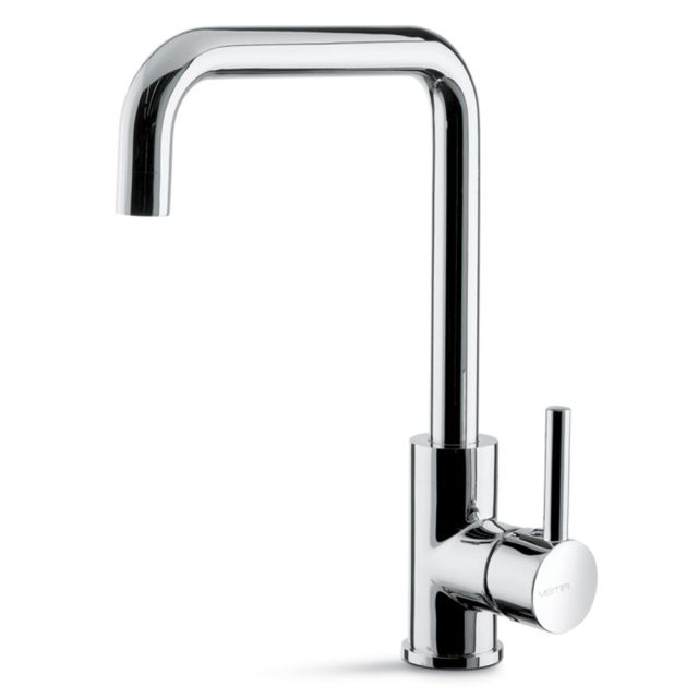 Prima Riace 1 Tap Hole Single Lever U Shaped Kitchen Sink Mixer - Chrome