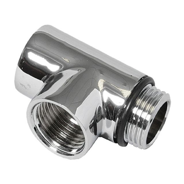 Reina T Junction for Dual Fuel - Chrome